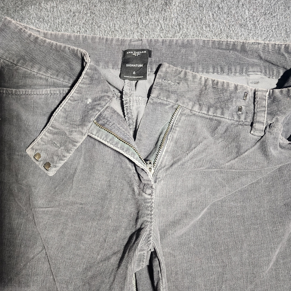Ann Taylor Gray Wide Leg Pants